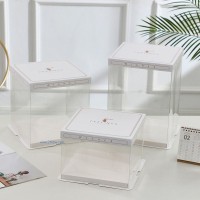 透明蛋糕盒  白鹿