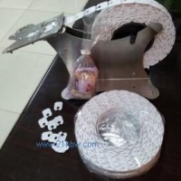 超市專供面包散裝食品包裝扎口捆扎機卡扣扎口機