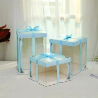 藍(lán)色半透明蛋糕盒