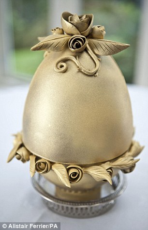 英國天價巧克力布丁貼金鑲鉆 售價高達兩萬英鎊