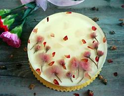 櫻花鏡面芝士蛋糕的做法 芝士蛋糕怎么做好吃