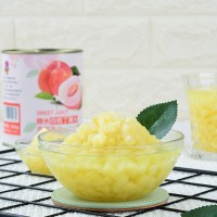 850克白桃丁罐頭